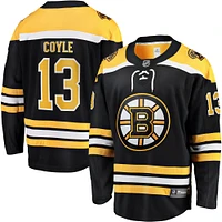 Maillot de joueur échappé à domicile Fanatics des Bruins Boston Charlie Coyle - Noir