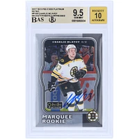 Charlie McAvoy Boston Bruins Autographed 2017-18 Upper Deck O-Pee-Chee Platinum Retro #R-100 Beckett Fanatics Witnessed Authenticated /10 Rookie Card
