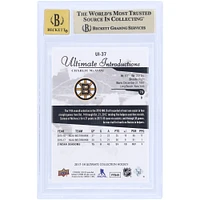 Charlie McAvoy Boston Bruins Autographed 2017-18 Upper Deck Ultimate Collection Ultimate Introductions #UI-37 Beckett Fanatics Witnessed Authenticated 9.5/10 Rookie Card