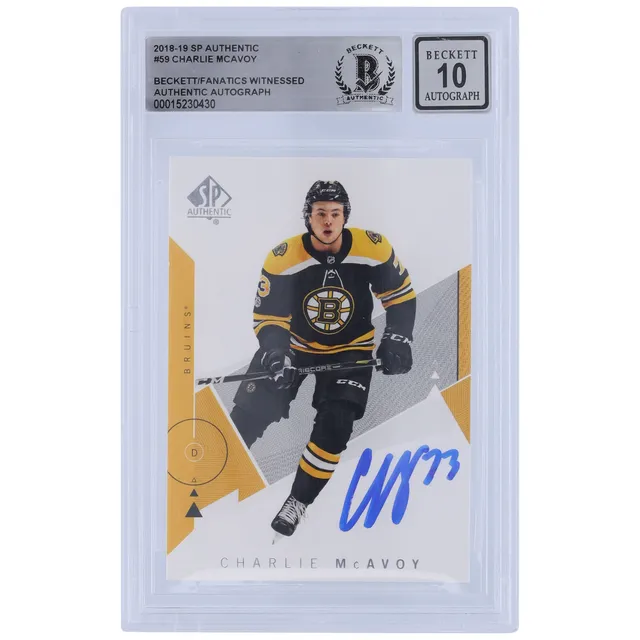 Fanatics Men's Branded Jeremy Swayman Black Boston Bruins 2017/18