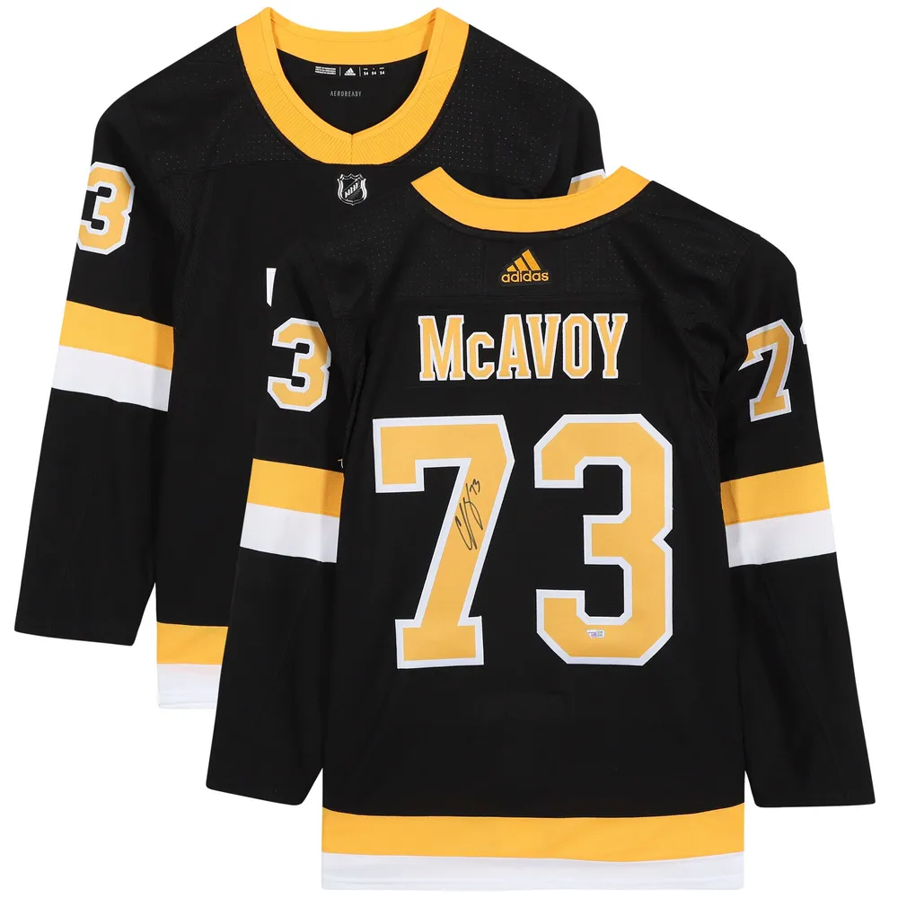 Autographed Boston Bruins Charlie McAvoy Fanatics Authentic Adidas
