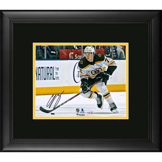 Charlie McAvoy Boston Bruins Fanatics Authentic Autographed Black Fanatics  Breakaway Jersey