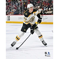 Charlie McAvoy Boston Bruins Unsigned Looks to Shoot the Puck Photograph
