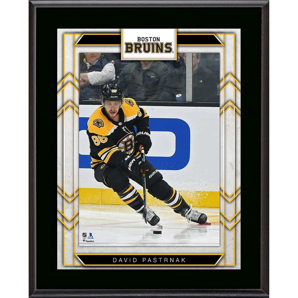 David Pastrnak Boston Bruins 10.5" x 13" Sublimated Player Plaque