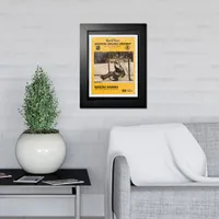 Gerry Cheevers Boston Bruins Sport News Boston Garden - 12'' x 16'' Framed Program Cover