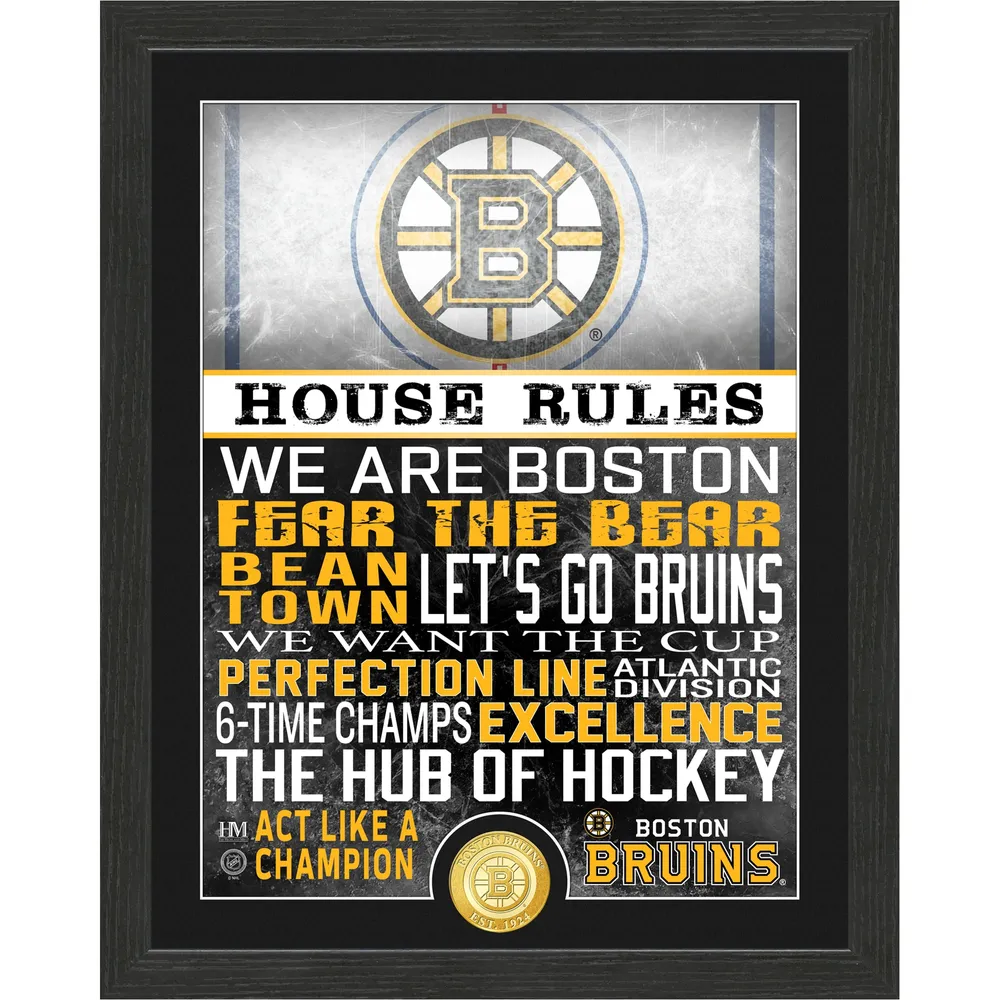 Boston Bruins David Pastrnak The Highland Mint 13 x 13 Impact Jersey Frame