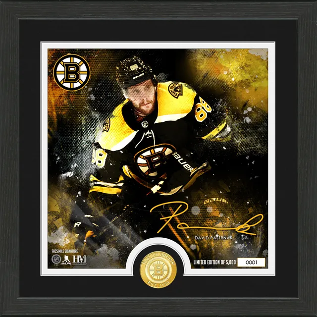 David Pastrnak Boston Bruins Fanatics Authentic Autographed Black