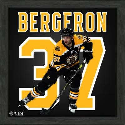 Youth Patrice Bergeron Black Boston Bruins Home Replica Player