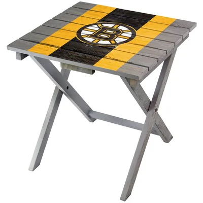 Boston Bruins Imperial Folding Adirondack Table - Gray
