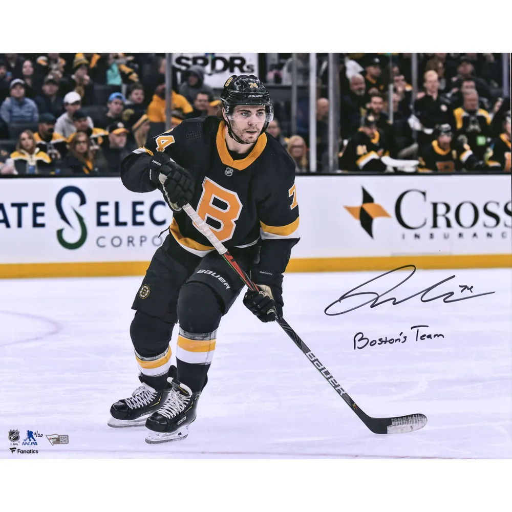 Charlie McAvoy Boston Bruins Signed Autograph Bruins Adidas Ice Jersey  Fanatics