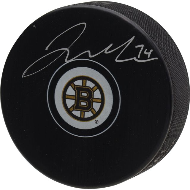 Rondelle de hockey autographiée par Jake DeBrusk Boston Bruins