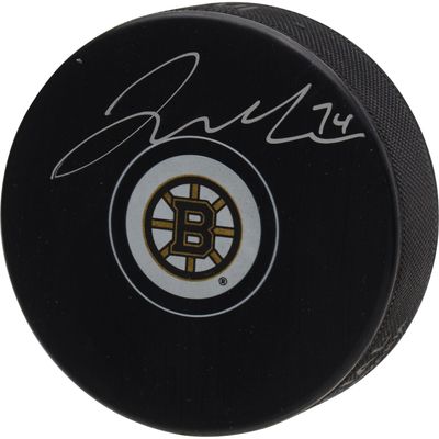 Jake DeBrusk Boston Bruins Autographed Hockey Puck