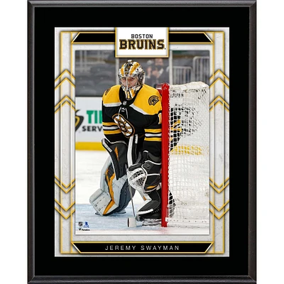 Jeremy Swayman Boston Bruins 10.5" x 13" Sublimated Player Plaque