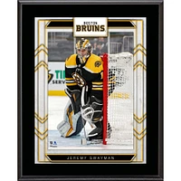 Jeremy Swayman Boston Bruins 10.5" x 13" Sublimated Player Plaque
