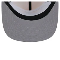 Casquette de golf ajustable V-Dye noire/dorée New Era pour homme des Bruins de Boston