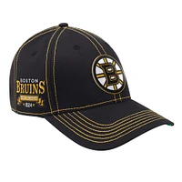 Casquette ajustable incurvée Starfit Starter noire Boston Bruins Sphere II pour homme