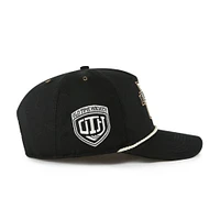 Casquette ajustable noire '47 Boston Bruins Old Time Hockey Rafter Sure Shot Hitch pour homme