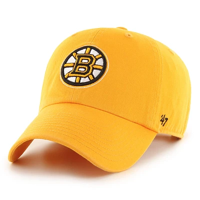 Men's '47 Gold Boston Bruins Clean Up Adjustable Hat