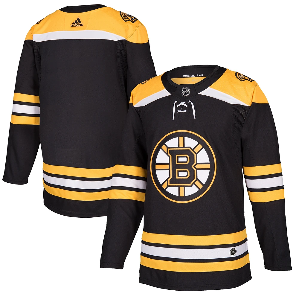 adidas Boston Bruins Authentic Pro pour hommes - Noir Maillot vierge