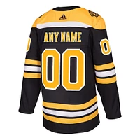 Homme adidas Black Boston Bruins Authentic Pro - Maillot personnalisé