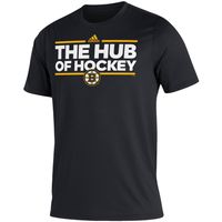 Men's adidas Black Boston Bruins Dassler Creator T-Shirt