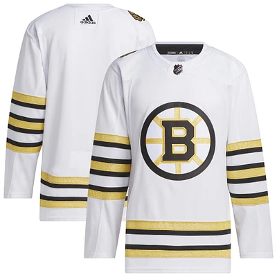 Men's adidas White Boston Bruins Away Primegreen Authentic Jersey