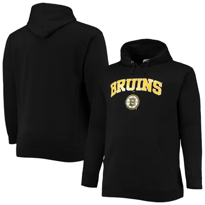 Boston Bruins Big & Tall Fleece Pullover Hoodie - Black