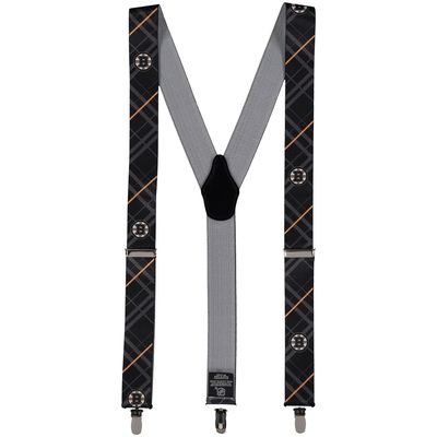 Men's Black Boston Bruins Suspenders