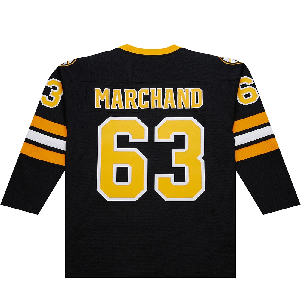 Maillot de jeu puissance noir Brad Marchand des Bruins Boston 2014-15 pour homme