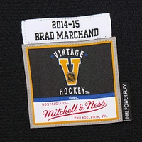 Maillot de jeu puissance noir Brad Marchand des Bruins Boston 2014-15 pour homme