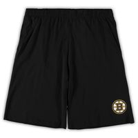 Men's Concepts Sport Black/Heathered Charcoal Boston Bruins Big & Tall T-Shirt Shorts Sleep Set