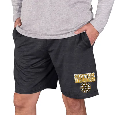 Boston Bruins Concepts Sport Bullseye Knit Jam Shorts - Charcoal