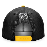 Casquette Snapback avec logo alternatif authentique des Bruins de Boston Fanatics noir/or pour hommes