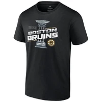 T-shirt noir Trophée des Présidents 2023 Fanatics pour hommes Bruins de Boston