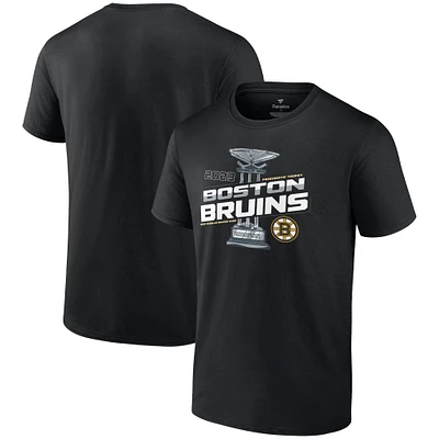 Men's Fanatics  Black Boston Bruins 2023 Presidents' Trophy T-Shirt