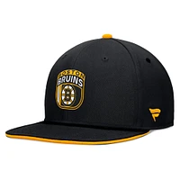 Men's Fanatics Black Boston Bruins 2024 NHL Draft Snapback Hat