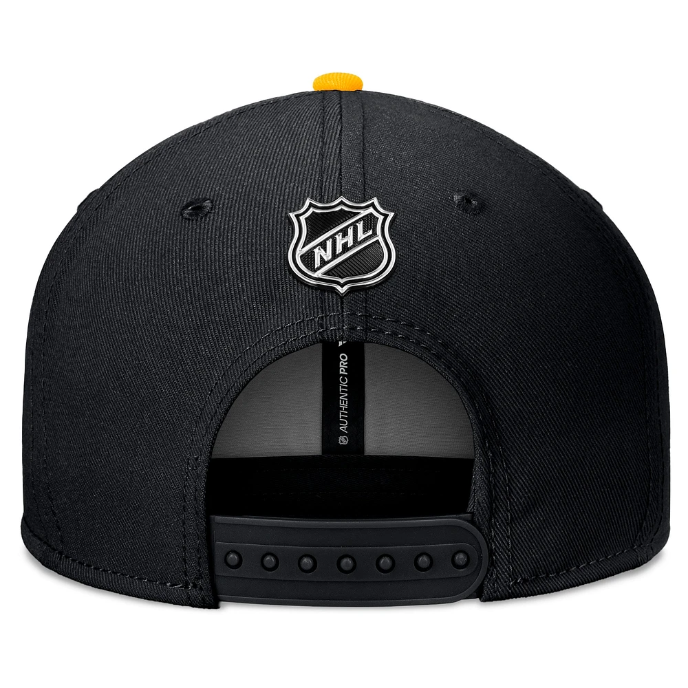 Casquette Snapback NHL Draft 2024 Fanatics noire des Bruins de Boston pour hommes