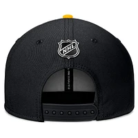 Men's Fanatics Black Boston Bruins 2024 NHL Draft Snapback Hat