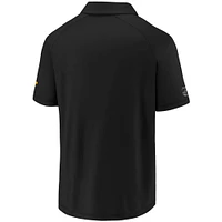 Polo authentique Pro Locker Room Fanatics pour hommes, noir