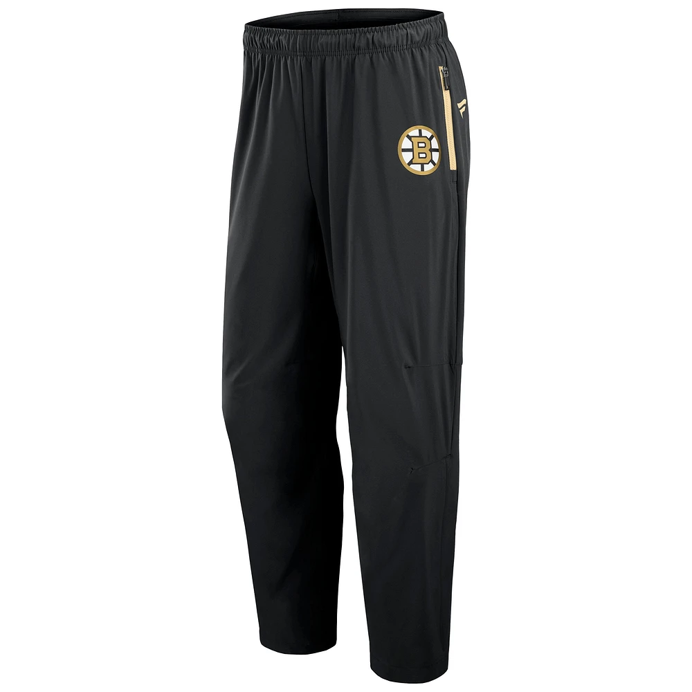 Men's Fanatics Black Boston Bruins Authentic Pro Rink Pants
