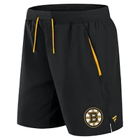 Men's Fanatics  Black Boston Bruins Authentic Pro Rink Performance Shorts