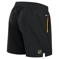 Men's Fanatics  Black Boston Bruins Authentic Pro Rink Performance Shorts