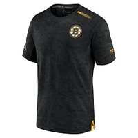 Men's Fanatics Black Boston Bruins Authentic Pro Rink Premium Camo T-Shirt