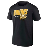 Men's Fanatics Black Boston Bruins Biscuit T-Shirt