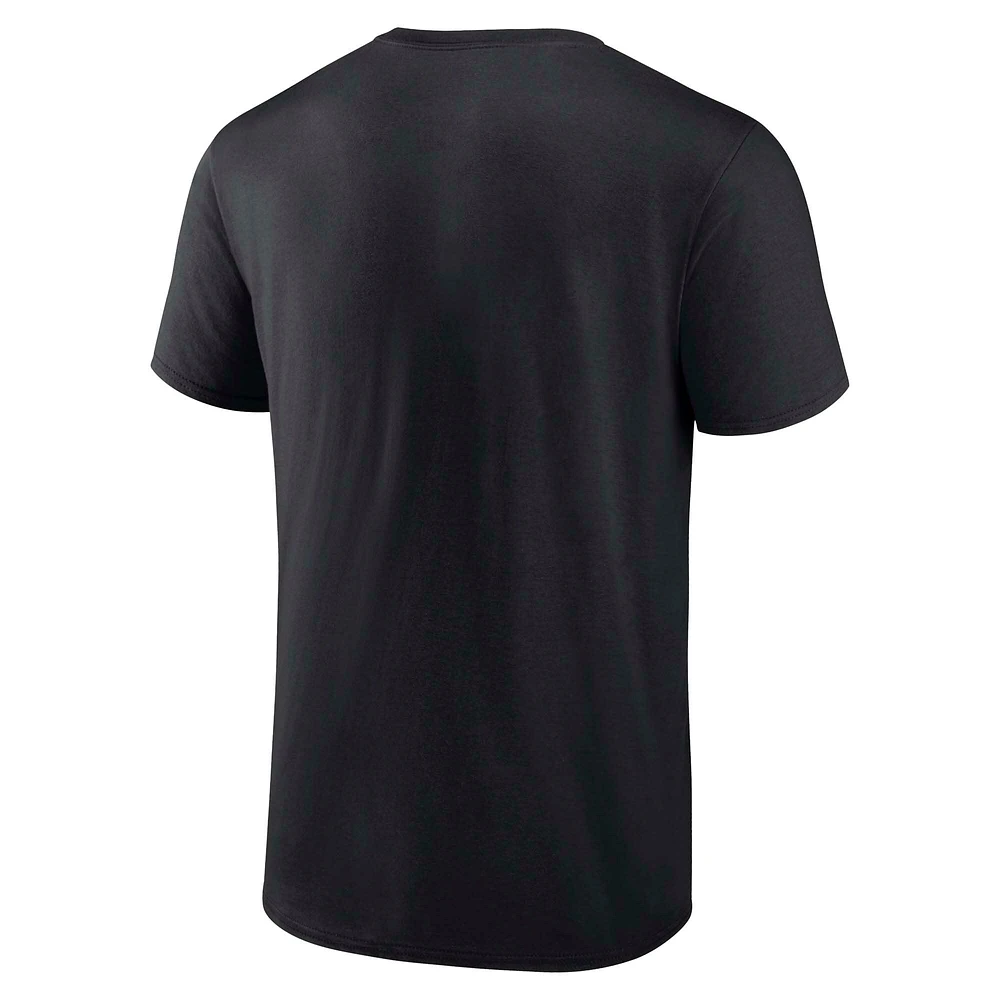 Men's Fanatics Black Boston Bruins Biscuit T-Shirt