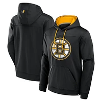 Men's Fanatics  Black Boston Bruins Defender Pullover Hoodie