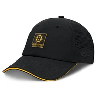 Men's Fanatics Black Boston Bruins Driver Adjustable Hat