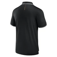 Men's Fanatics Black Boston Bruins Front Office Move Mono Polo