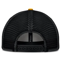 Casquette ajustable à usage unique Fundamental Trucker noire des Bruins de Boston Fanatics pour hommes