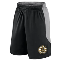 Short Go Hard noir Fanatics pour hommes des Bruins de Boston